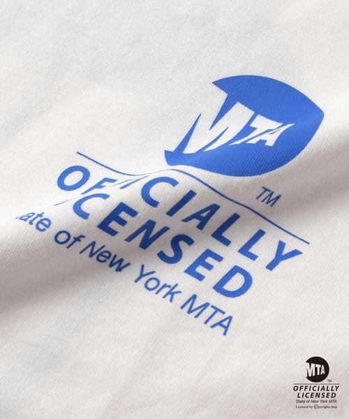 GLAZOS（グラソス）の「【WEB限定】【MTA(メトロポリタン・トランスポーテーション・オーソリティ)】メインロゴプリント半袖Tシャツ（Tシャツ/カットソー・キッズ・ホワイト/ブラック/グレー・140cm/150cm/160cm/170cm）」の10枚目の写真