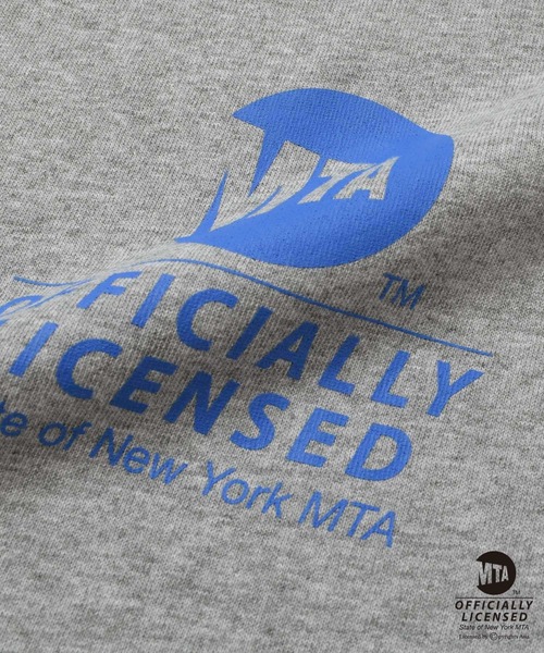 GLAZOS（グラソス）の「【WEB限定】【MTA(メトロポリタン・トランスポーテーション・オーソリティ)】メインロゴプリント半袖Tシャツ（Tシャツ/カットソー・キッズ・ホワイト/ブラック/グレー・140cm/150cm/160cm/170cm）」の8枚目の写真