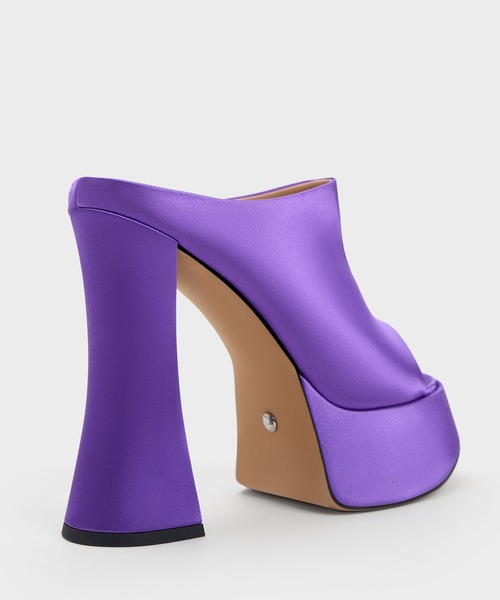 【セール】Delphine デルフィーヌ プラットフォームミュール（サンダル）｜CHARLES & KEITH（チャールズ & キース）