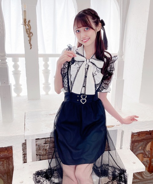 MA*RS（アメーバーマーズ）の「ハートバックルチュールロングスカート