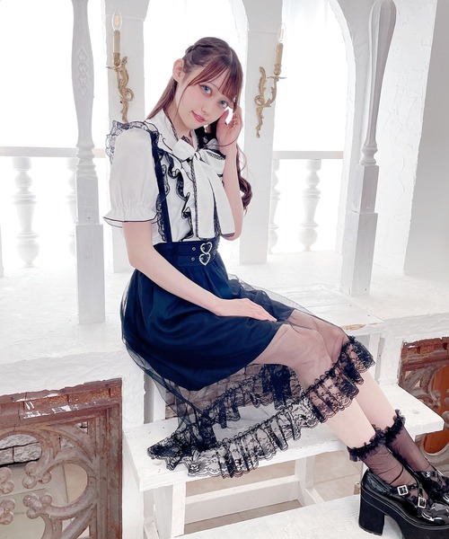 MA*RS（アメーバーマーズ）の「ハートバックルチュールロングスカート