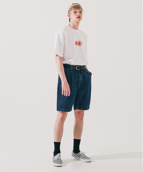WV PROJECT(ダブリューブイプロジェクト)の「【WV PROJECT/ダブリューブイプロジェクト】Record Short-sleeve Tee レコード プリント 半袖 Tシャツ(Tシャツ/カットソー・メンズ・ホワイト/グリーン/ピンク/ネイビー/ブラック・S/M/L)」の6枚目の写真