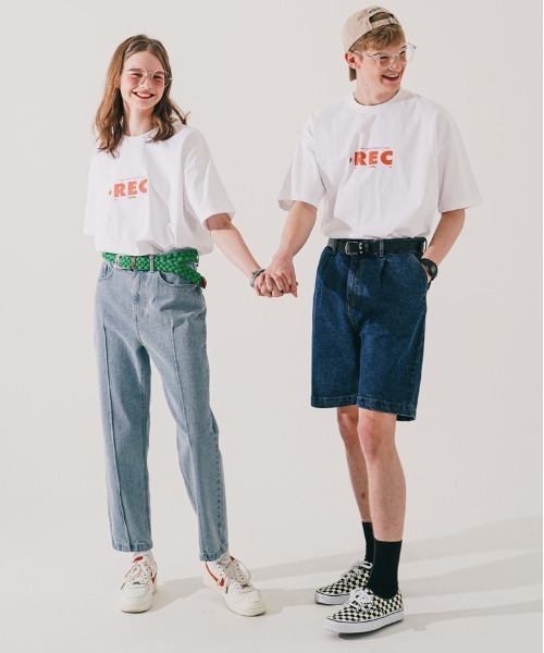 WV PROJECT(ダブリューブイプロジェクト)の「【WV PROJECT/ダブリューブイプロジェクト】Record Short-sleeve Tee レコード プリント 半袖 Tシャツ(Tシャツ/カットソー・メンズ・ホワイト/グリーン/ピンク/ネイビー/ブラック・S/M/L)」の16枚目の写真