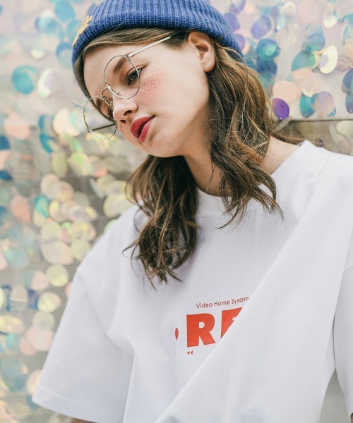 WV PROJECT(ダブリューブイプロジェクト)の「【WV PROJECT/ダブリューブイプロジェクト】Record Short-sleeve Tee レコード プリント 半袖 Tシャツ(Tシャツ/カットソー・メンズ・ホワイト/グリーン/ピンク/ネイビー/ブラック・S/M/L)」の20枚目の写真