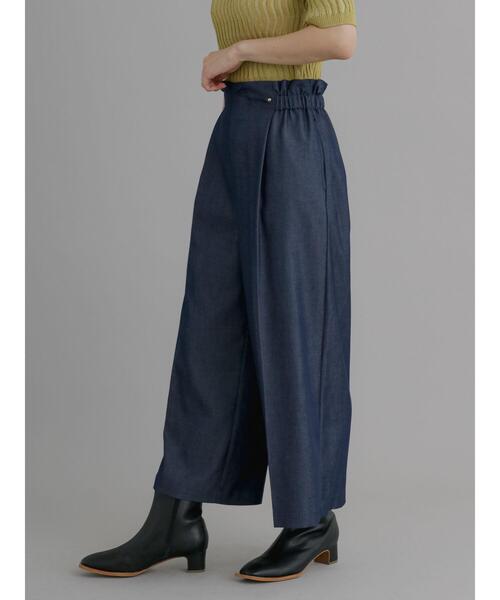 Te chichi（テチチ）の「ウエストギャザーワイドパンツ（その他パンツ・レディース・ブラック/ネイビー/グリーン・F）」の22枚目の写真