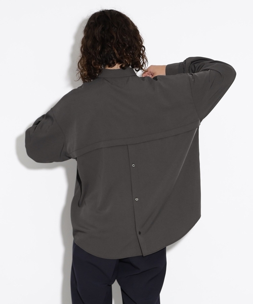 tk.TAKEO KIKUCHI(ティーケータケオキクチ)の「◆なめらかバックボタンシャツ(シャツ/ブラウス・メンズ・ライトベージュ/ブラウン系その他/ブラック・02/01/03)」の17枚目の写真