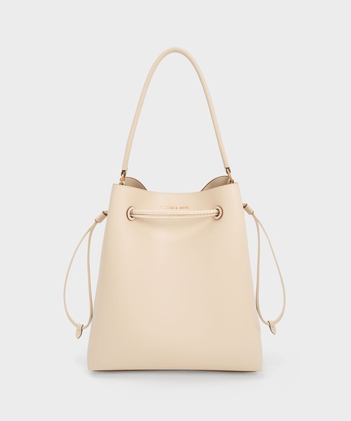  ◆スリング ホーボー バック beige ドローストリング ホーボーバッグ（ショルダーバッグ）｜CHARLES