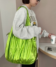 DISCOAT（ディスコート）の「【軽量・大容量/WEB限定】メタリックトートバッグ（トートバッグ）」