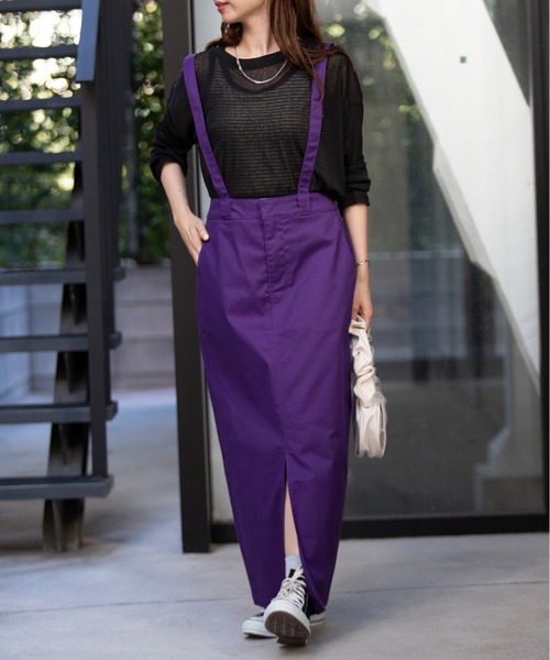 濃い紫色、3段ティヤード社交ダンス、ロングスカート新品 濃い紫色、3