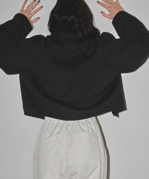 TODAYFUL（トゥデイフル）の「TODAYFUL　Wool Zip Blouson ウールジップブルゾン/12320201（ブルゾン・レディース・チャコールグレー/ナチュラル・36/38）」の16枚目の写真