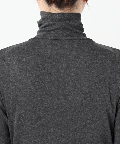 Spick & Span(スピックアンドスパン)の「≪追加≫ハイネックプルオーバー(Tシャツ/カットソー・レディース・ホワイト/チャコールグレー/オレンジ/スミクロ/ベージュ・FREE)」の6枚目の写真