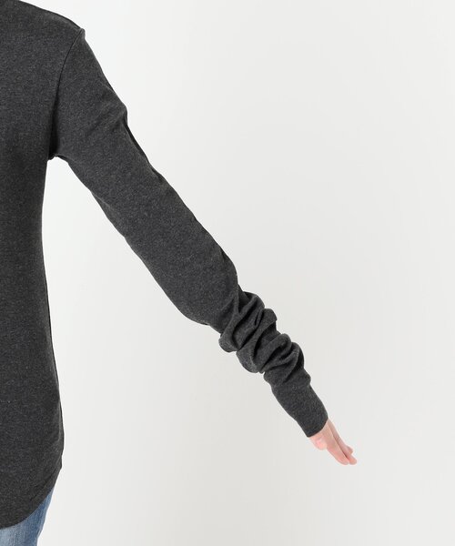 Spick & Span(スピックアンドスパン)の「≪追加≫ハイネックプルオーバー(Tシャツ/カットソー・レディース・ホワイト/チャコールグレー/オレンジ/スミクロ/ベージュ・FREE)」の7枚目の写真