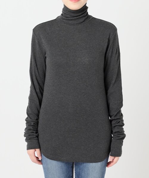 Spick & Span(スピックアンドスパン)の「≪追加≫ハイネックプルオーバー(Tシャツ/カットソー・レディース・ホワイト/チャコールグレー/オレンジ/スミクロ/ベージュ・FREE)」の10枚目の写真