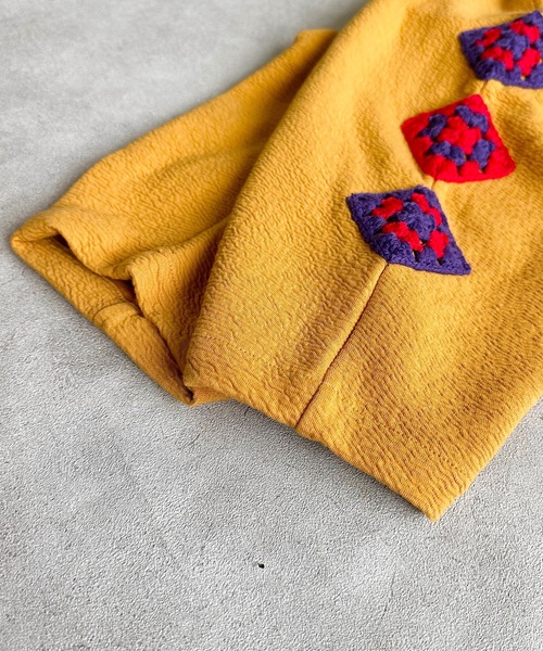 A BOND（アボンド）の「クロシェパンツ（90～150cm）（その他パンツ・キッズ・ブラック/マスタード・110/130/150/100/140/120/90）」の6枚目の写真