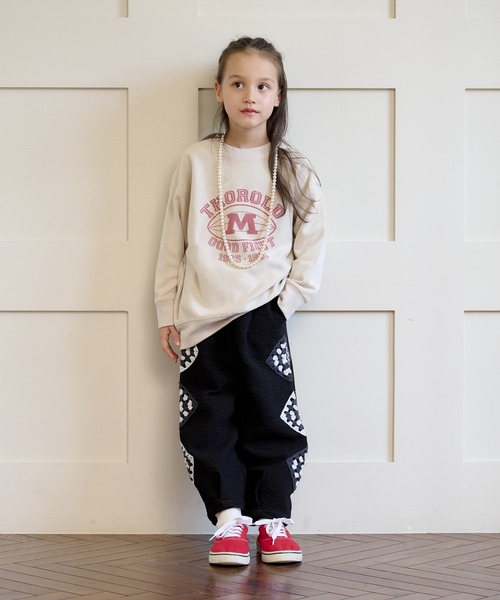 A BOND（アボンド）の「クロシェパンツ（90～150cm）（その他パンツ・キッズ・ブラック/マスタード・110/130/150/100/140/120/90）」の11枚目の写真