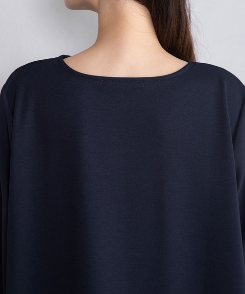 MARECHAL TERRE（マルシャルテル）の「袖フリルプルオーバー（Tシャツ/カットソー・レディース・ネイビー/ホワイト/ブラック/カーキ・MEDIUM）」の12枚目の写真