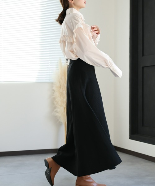 セール】ニットフレアスカート（スカート）｜sakishimatokyo（サキシマ