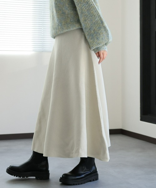 sakishimatokyo(サキシマトーキョー)の「ニットフレアスカート(スカート・レディース・パープル/アイボリー/レッド/ブラック/グレー・FREE)」の10枚目の写真