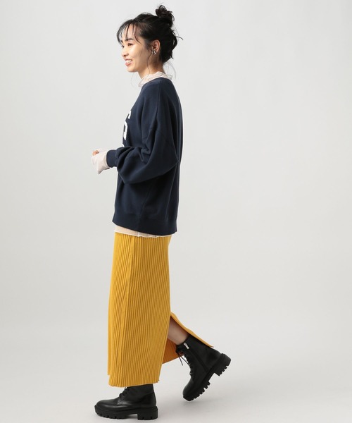 BAYFLOW（ベイフロー）の「ワイドリブスカート（スカート・レディース・グレー/ブラック/イエロー・MEDIUM/SMALL）」の22枚目の写真