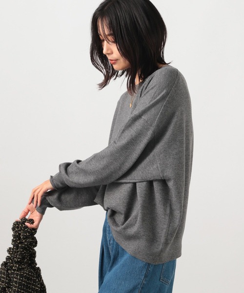 BARNYARDSTORM（バンヤードストーム）の「BARNYARDSTORM / ハイゲージドルマンニット（ニット/セーター・レディース・ブルー/グレー/イエロー・0/1）」の10枚目の写真