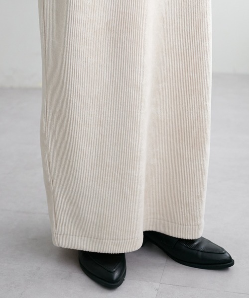 DISCOAT（ディスコート）の「【S～Lサイズあり】カットコールナロースカート（スカート・レディース・オレンジ/チャコールグレー/アイボリー・SMALL/MEDIUM/LARGE）」の14枚目の写真