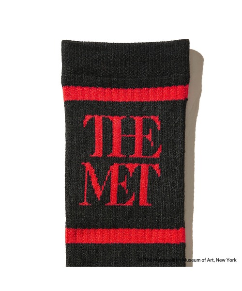 Kinetics(キネティクス)の「THE MET LOGO SOCKS for Kinetics(メトロポリタンミュージアム ロゴ ソックス フォー キネティクス コラボ)(ソックス/靴下・メンズ・ブラック・FREE)」の3枚目の写真