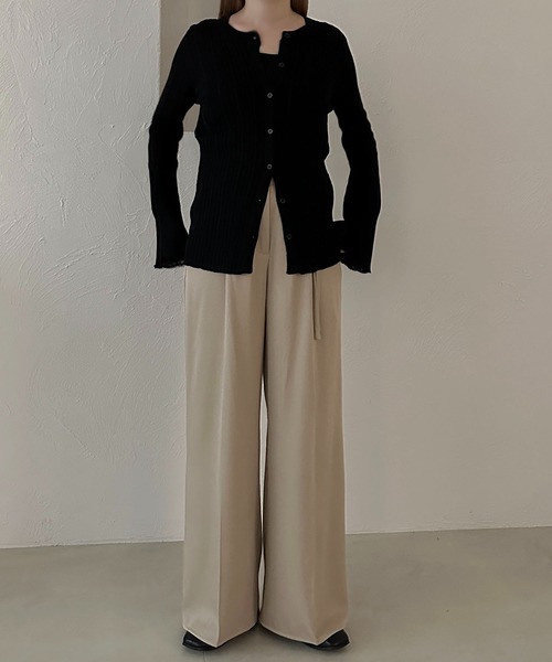apres jour clair(アプレジュールクレア)の「【apres jour clair】シアーニットトップス【ZOZOTOWN限定アイテム】(ニット/セーター・レディース・ブラック/アイボリー/ブラウン系その他・X-LARGE/フリー)」の13枚目の写真