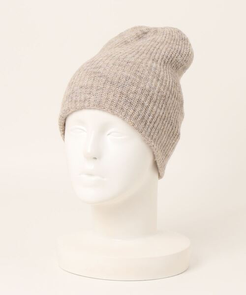 polcadot(ポルカドット)の「ETHEREAL BEANIE/エアリー ニット(ニットキャップ/ビーニー・レディース・ブラック/ベージュ/ブルー/グレー・FREE)」の9枚目の写真