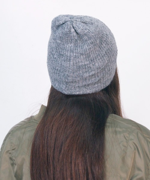 polcadot(ポルカドット)の「ETHEREAL BEANIE/エアリー ニット(ニットキャップ/ビーニー・レディース・ブラック/ベージュ/ブルー/グレー・FREE)」の16枚目の写真