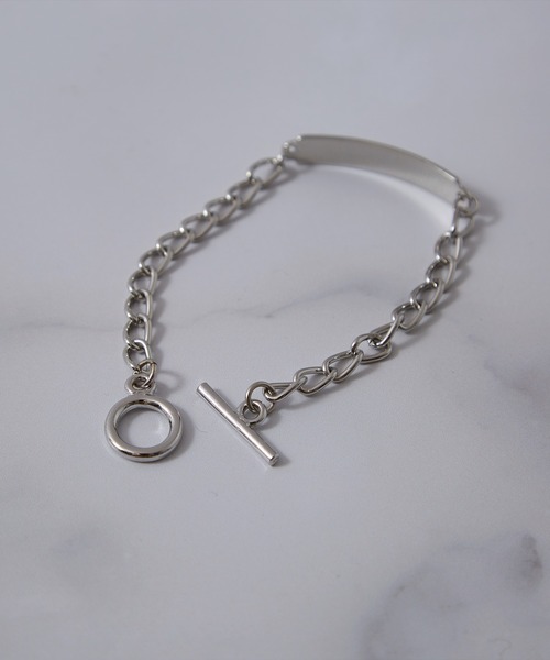 improves（インプローブス）の「プレート チェーンブレスレット（ブレスレット・メンズ・ゴールド/シルバー/シルバー系・FREE）」の6枚目の写真