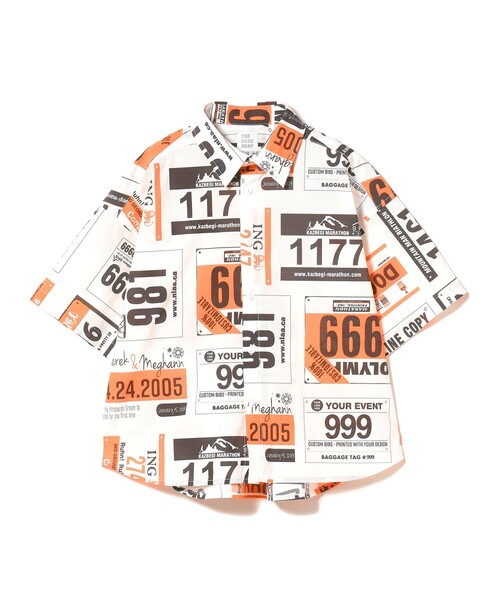 THE PARK SHOP（ザパークショップ）の「THE PARK SHOP / PARK マラソン シャツ 24（105～145cm）（シャツ/ブラウス・キッズ・ホワイト/イエロー系その他5・125/105/115/135）」の8枚目の写真