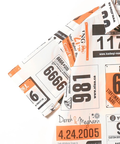 THE PARK SHOP（ザパークショップ）の「THE PARK SHOP / PARK マラソン シャツ 24（105～145cm）（シャツ/ブラウス・キッズ・ホワイト/イエロー系その他5・125/105/115/135）」の10枚目の写真