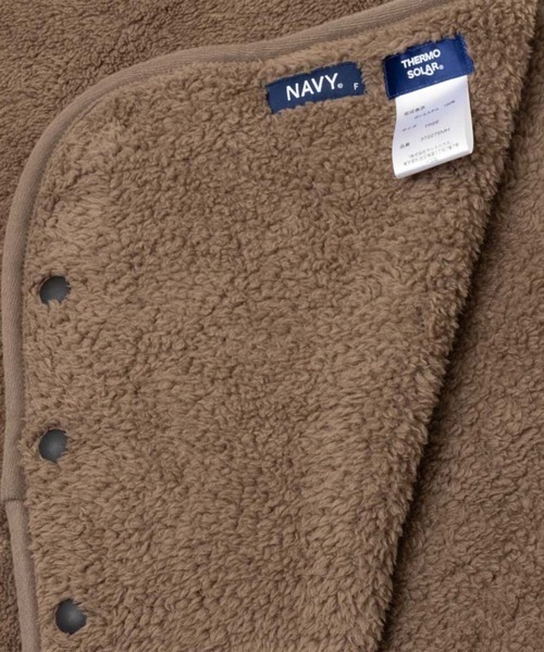 NAVY（ネイビー）の「NAVY 暖かすぎる3WAYサーモソーラー ボアブランケット（ブランケット・メンズ・チャコールグレー/ブラウン/アイボリー・フリー）」の15枚目の写真