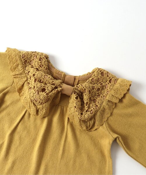 Seraph（セラフ）の「3wayカラートップス（Tシャツ/カットソー・キッズ・マスタード/ブラック/オフホワイト/ピンク・80/130/95/100/140/90/110/120）」の12枚目の写真