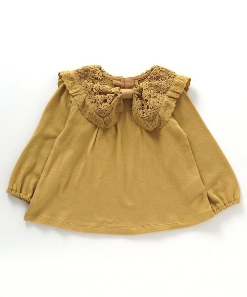 Seraph（セラフ）の「3wayカラートップス（Tシャツ/カットソー・キッズ・マスタード/ブラック/オフホワイト/ピンク・80/130/95/100/140/90/110/120）」の15枚目の写真