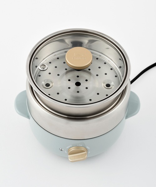 新品未開封 ブルーノ コンパクトマルチグリルポット ホワイト d