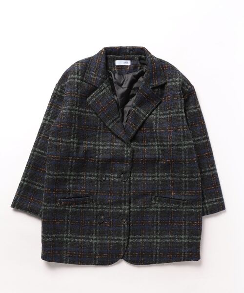 urge：（アージコロン ）の「【URGE：】チェック柄 ダブルボタン