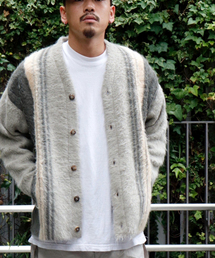 【THE INOUE BROTHERS / ザ イノウエブラザーズ】SURI CARDIGAN STRIPE