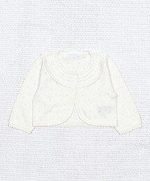 fillot de bebe reduction（フィヨデュベベルダクティオン）の「レーシーニットカーディガン(70~90cm)（その他ベビーウェア）」
