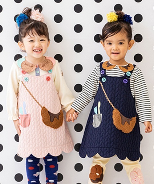 baby cheer(ベイビーチアー)の「ビスケット衿ブラウス(シャツ/ブラウス・キッズ・キナリ・110cm/80cm/90cm/100cm/120cm)」の3枚目の写真