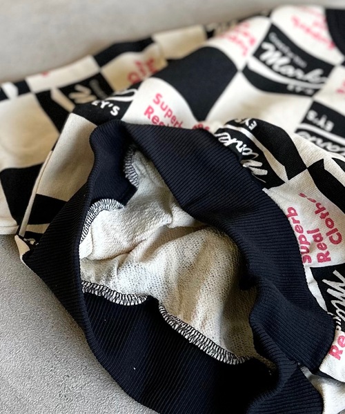 BIG FIELD（ビッグフィールド）の「総柄スウェット（80～150cm）（スウェット・キッズ・カーキ/ネイビー/オフホワイト・95/90/130/80/140/150/100/120/110）」の6枚目の写真