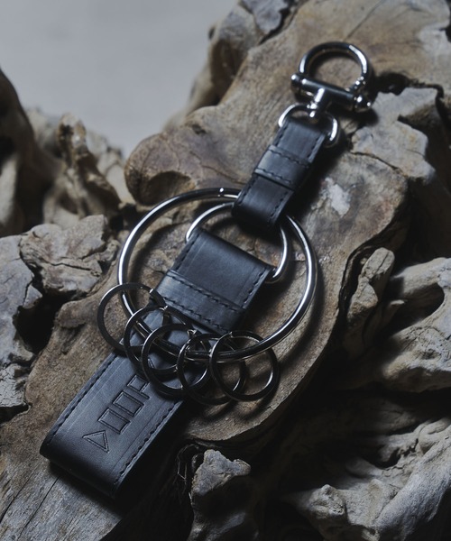 DOOPZ（ドープス）の「key ring - キーリング（キーケース/キーアクセサリー・メンズ・ブラック/キャメル・FREE）」の4枚目の写真