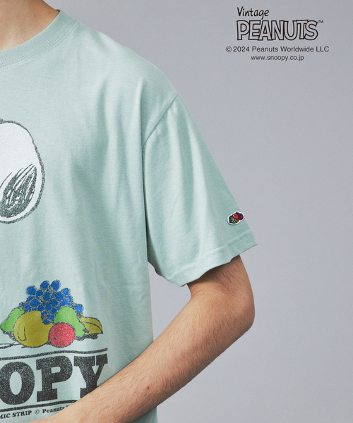 FRUIT OF THE LOOM(フルーツオブザルーム)の「【FRUIT OF THE LOOM/フルーツオブザルーム】ヴィンテージスヌーピー半袖Tシャツシリーズ(Tシャツ/カットソー・メンズ・ブラック/サックスブルー/アイボリー/イエロー・L/S/M)」の12枚目の写真