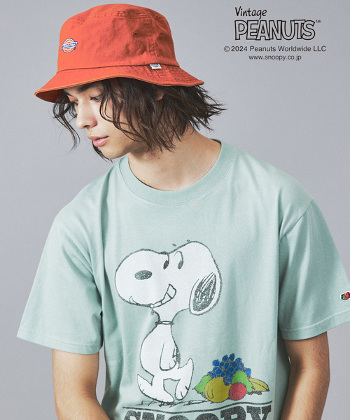FRUIT OF THE LOOM(フルーツオブザルーム)の「【FRUIT OF THE LOOM/フルーツオブザルーム】ヴィンテージスヌーピー半袖Tシャツシリーズ(Tシャツ/カットソー・メンズ・ブラック/サックスブルー/アイボリー/イエロー・L/S/M)」の13枚目の写真