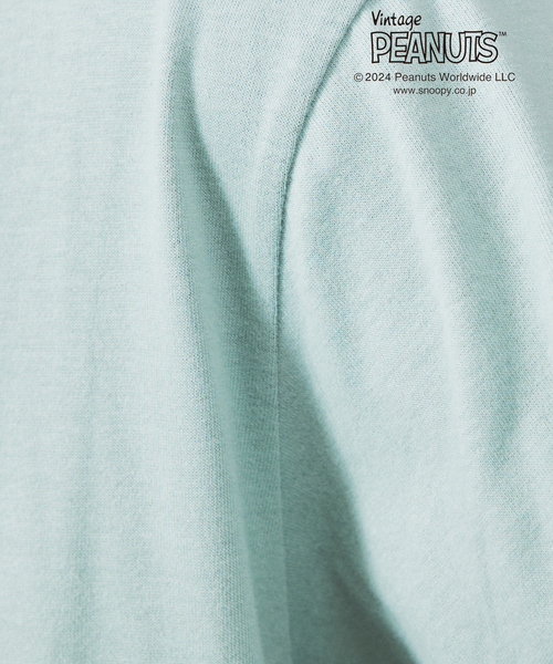 FRUIT OF THE LOOM(フルーツオブザルーム)の「【FRUIT OF THE LOOM/フルーツオブザルーム】ヴィンテージスヌーピー半袖Tシャツシリーズ(Tシャツ/カットソー・メンズ・ブラック/サックスブルー/アイボリー/イエロー・L/S/M)」の15枚目の写真