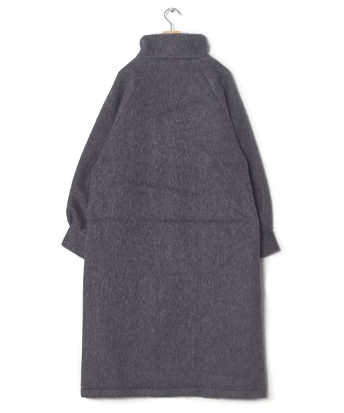 w closet（ダブルクローゼット）の「スタンドカラーダッフルコート（ダッフルコート・レディース・アイボリー/チャコールグレー/ブラック・FREE）」の11枚目の写真