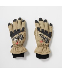 SEVEN2（セブンツー）の「SEVEN2 セブンツー ブランド ロゴ ニット トリコット ジョイントパーツ付き 滑り止め付き 5本指 手袋 スノーグローブ（手袋・キッズ）」