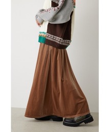 リラックスベロアスカート