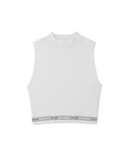 FRAY I.D(フレイアイディー)の「【pierre cardin】ハイネックニットタンク(ニット/セーター・レディース・ライトブルー/その他/ブラック/ホワイト・FREE)」の2枚目の写真