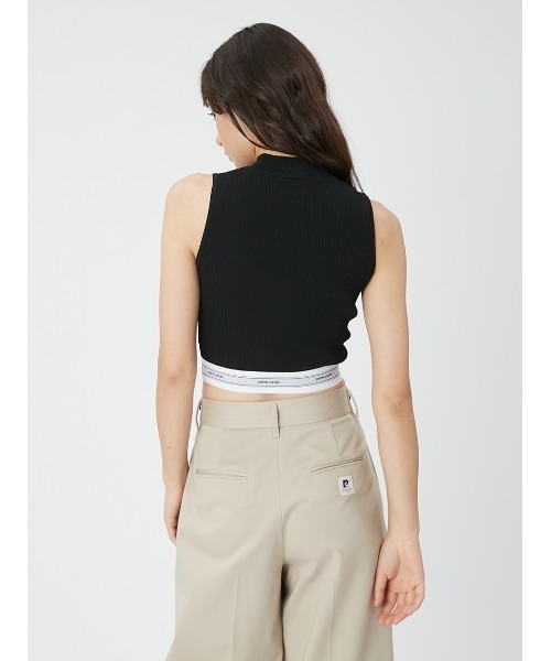 FRAY I.D(フレイアイディー)の「【pierre cardin】ハイネックニットタンク(ニット/セーター・レディース・ライトブルー/その他/ブラック/ホワイト・FREE)」の6枚目の写真